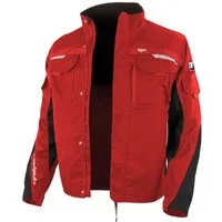 Qualitex Workwear Arbeitsjacke Leichte Workwear Bundjacke - Atmungsaktiv & Robust - Ungefüttert (1-St) Lyocell, Cordura, Stretch - Top modern für Handwerker & Mechatroniker