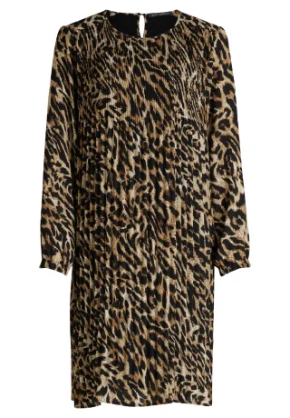 Betty Barclay - Plisseekleid schwarz/beige - Gr. - 36