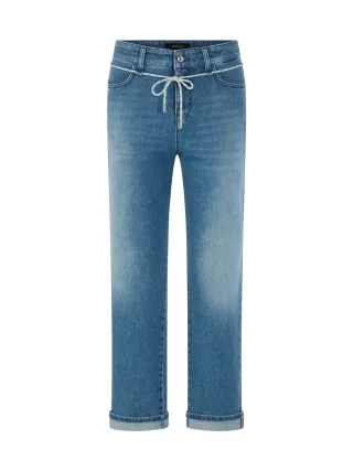 Marc Cain Sports - Feminine Jeans FENDOU mit Kordel blue denim - Gr. - 36