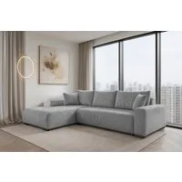 storez24 Ecksofa Soffe, mit Bettkasten und Schlaffunktion, Cordstoff, L-Form, bequem