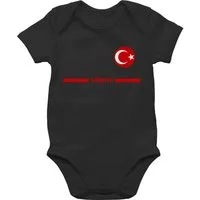 Shirtracer Shirtbody Türkei Trikot Wappen, Türkiye mit Stolz, Türkisches Fan-Motiv 2026 Fussball WM Fanartikel Baby