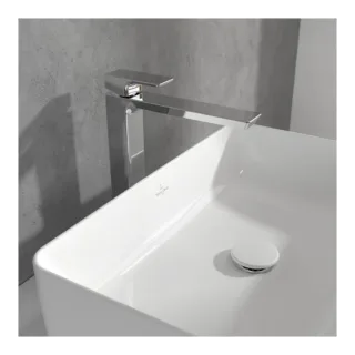 Villeroy und Boch Subway 3.0 Einhebel-Waschtischarmatur TVW11200400061 erhöht, ohne Ablaufgarnitur, chrom