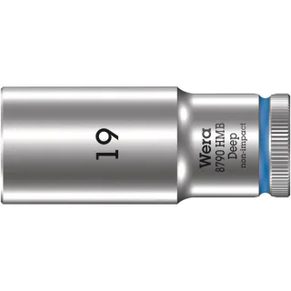 Wera 8790 HMB Deep Steckschlüsseleinsatz mit 3/8"-Antrieb Blau - 05004541001