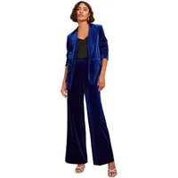 Friends Like These Jackenblazer Friends Like These Einreiher-Blazer, Samt, Petite (1-tlg)
