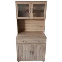 HTI-Line Hochschrank Küchenbuffet Blanca (Stück, 1-St., 1x Schrank Blanca, ohne Dekoration) Küchenschrank Hochschrank