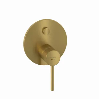 Kludi BOZZ Unterputz-Wannenarmatur Push Set m. Funktionseinh.,f. 88022 Brushed Gold, 38759N076 38759N076