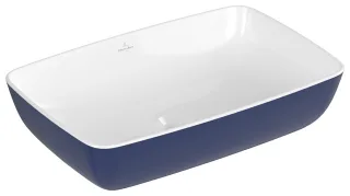 Villeroy & Boch Aufsatzwaschbecken Artis 580x385mm Rechteck ohne Überlauf Deep Ocean 417258BCS4