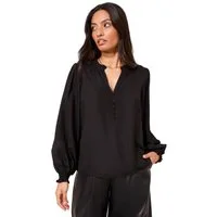 Friends Like These Langarmbluse Friends Like These Langarm-Bluse mit V-Ausschnitt (1-tlg)
