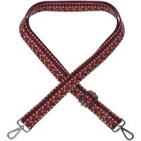 EAZY CASE Schulterriemen Ersatz Taschenriemen Boho Style Breiter Riemen zum Umhängen für Umhängetasche Bunt Wechselgürtel Rot