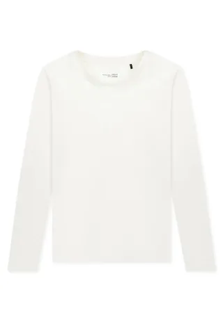 SCHIESSER - Shirt langarm Rundhals naturweiss - Gr. - 36