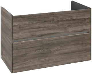 Villeroy & Boch Waschtischunterschrank Collaro C145B0 472x609,5x961mm mit Beleuchtung Stone Oak C145B0RK