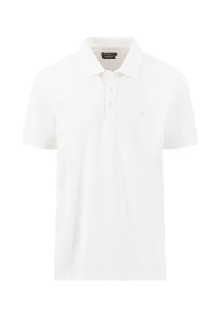 FYNCH-HATTON - Polo, 2ply, new solid pique white - Gr. - M