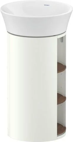 Duravit White Tulip Waschtischunterbau bodenstehend Amerikanischer Nussbaum & Weiß Matt & Seidenmatt WT423907736