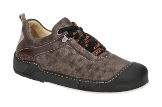 Eject 20234 PUZZLE Damen Sportliche Halbschuhe Braun Echtleder Gummisohle