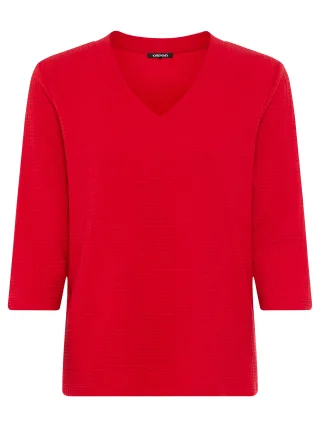 Olsen - T-Shirt Long Sleeves french red - Gr. - 36