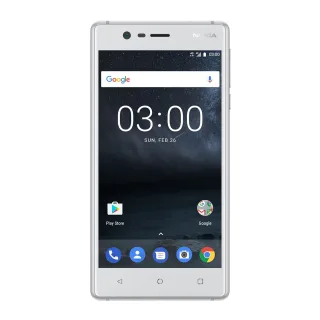 Nokia 3 16GB [Single-Sim] silber/weiß