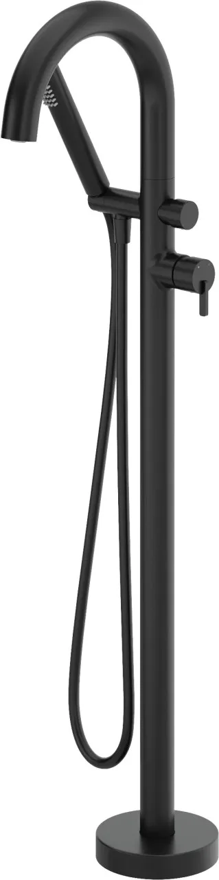 Neuesbad Serie 600 Freistehende Wannenarmatur, U-Auslauf, schwarz matt NB1DEBQS_N17N1