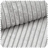 novely® Stoff PORTO - Polsterstoff in Breitcord-Optik - Ultraweicher Möbelstoff, Samtige Haptik, Reißfest, Fusselfrei, Robust, Meterware, 1lfm