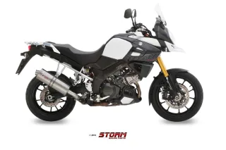 Sport Auspuff Oval Storm by MIVV Suzuki DL V-Strom 1050 /XT Typ: EF Bj. 2020-2021 EURO-5 /ABE