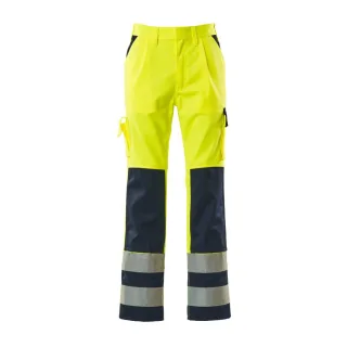 MASCOT Olinda Hose mit Knietaschen SAFE COMPETE Hi-vis Gelb / Marine 48 - 07179-470-171-90C48