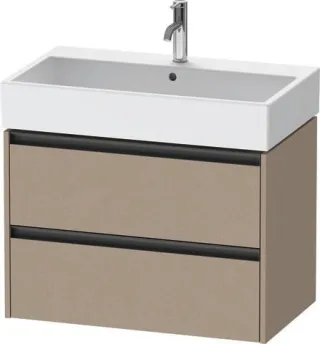 Duravit Ketho.2 Waschtischunterbau wandhängend Leinen Matt 784x460x549 mm - K25277075750000 K25277075750000