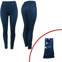 VewoTex Jeggings Damen Sommer Leggings » Jeans Optik » Jeggings mit Push-Up Effekt (Einzeln, 1-tlg., Kein Set) Damenleggings für Fitness & Alltag
