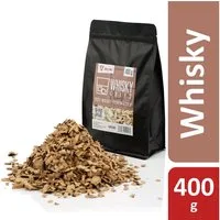 BBQ-Toro Räucherspäne BBQ-Toro Whisky Smoker Chips, 400 g, aus 100% Whisky-Eichenfässer, 0.40 kg