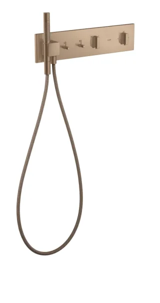 Hansgrohe Thermostatmodul 470/110 Axor ShowerComposition 2 Verbraucher, brushed red gold, 12571310 12571310