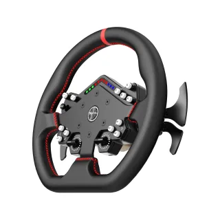 PXN W DS R2 Gaming Racing Wheel Compatible with VD4/VD6/VD10 Bases Quick Release 4 Paddle Shifters Dynamic RGB Rev Light