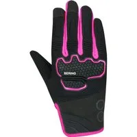 Bering Motorradhandschuhe Breeze Mesh Damen Motorrad Handschuhe Atmungsaktiv reflektierende