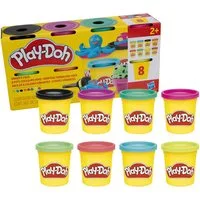 Play-Doh Knete Play-Doh Knete kräftige Farben 8er Pack Kinder Knete 680g Knetmasse