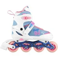 NILS EXTREME Inlineskates Inliner Rollschuhe Schlittschuhe, (Spar-Set, 2-St., 35-38), verstellbar, mitwachsend, ABEC 7, mit Bremse