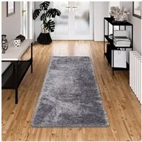Snapstyle Hochflor-Teppich Hochflor Shaggy Teppich Feeling Mix Läufer, Rechteckig, Höhe: 48 mm
