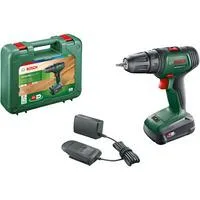 Akku-Bohrschrauber UniversalDrill 18V grün/schwarz, Li-Ionen Akku 1,5Ah, Koffer, POWER FOR ALL ALLIANCE