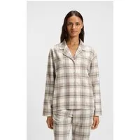 BOSS Pyjamaoberteil Holiday kariert, aus weichem Flanell, normale Passform