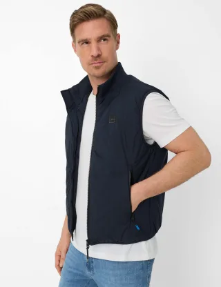 Brax Herren Weste Style LIAM navy, dunkelblau, Gr. XL