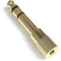 JAMEGA Klinke Adapter 3.5mm auf 6.35mm verGoldete Stecker Aux Stereo Audio Audio-Adapter