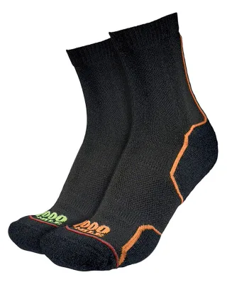 1000 Mile - Herren Trail Repreve Einlagige Atmungsaktive Lauf-Sportsocken - Schwarz / Neon