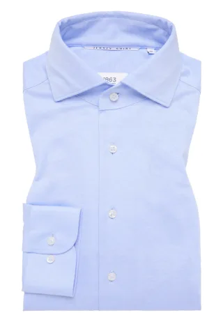 ETERNA - Slim Fit: Hemd blau - Gr. - 39