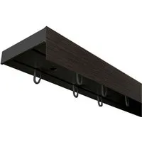 SN DECO GROUP Gardinenschiene Vorhangschiene SH (1) mit Blende 5 cm, 2-läufig, Fixmaß, mit Bohren, verschraubt, Kunststoff