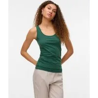Vero Moda Tanktop VMLULU LONG TANK TOP JRS GA NOOS Baumwollmischung, regular fit
