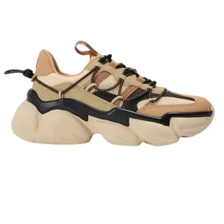 Steve Madden - Schuhe für Damen, Klobiger Absatz (Khaki/Schwarz)