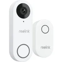 Reolink Smart Home Türklingel Kamera WLAN 2K+ Video Türsprechanlage doorbell (Außenbereich, 5MP,Dualband WiFi,Personenerkennung,Arbeitet mit Reolink NVR,mit Chime)