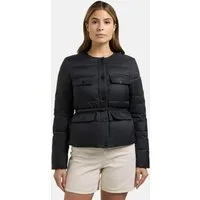 khujo Steppjacke Cinnia Elegante Damen Übergangsjacke mit Taillengürtel