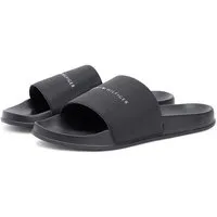 Tommy Hilfiger CORE TOMMY HILFIGER POOL SLIDE Badepantolette Sommerschuh, Pool Slides, Flat mit Logoschriftzug