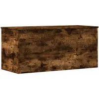 vidaXL Aufbewahrungsbox Truhe Räuchereiche 100x42x46 cm Holzwerkstoff (1 St)