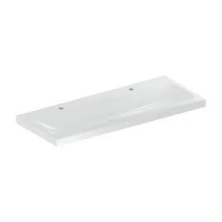 Geberit iCon light Waschtisch 501837005 120x48cm, Hahnloch rechts/links, ohne Überlauf, weiß