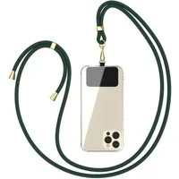 EAZY CASE Handykette Universal für jedes Smartphone zum Umhängen, Handykette LG Google Pixel Sony etc. Handyband Ring mit Karabiner Grün