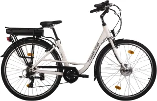 Hollandia "Zagon" 6 Gang Shimano Tourney Schaltwerk Kettenschaltung Frontmotor 250 W Pedelec, Elektrofahrrad für Damen u. Herren
