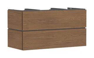 Hansgrohe Waschtischunterschrank Xilesa E 1180x550mm 2SK PO Ko.m.AWT/AWTge Eiche Kaschmir, 5430455 54304550